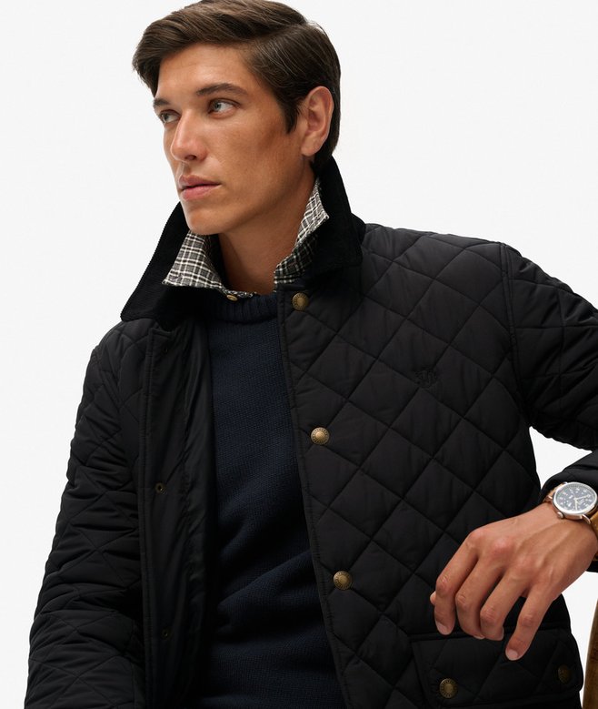superdry Quilted Estate Coach Jacket