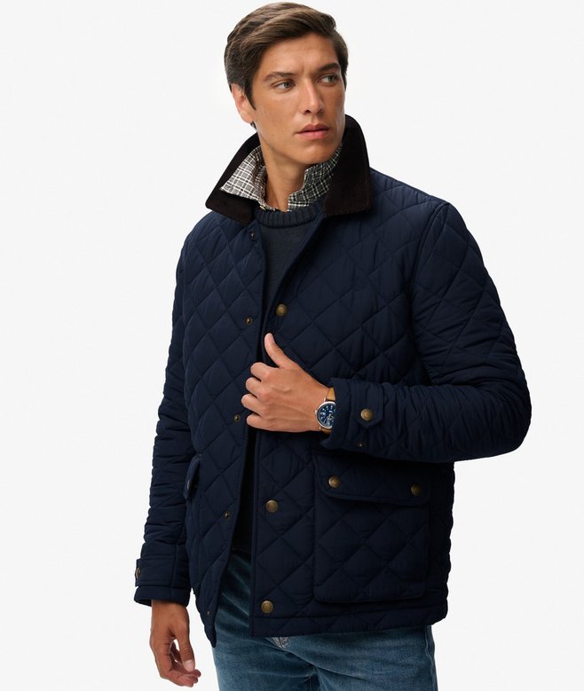 superdry Quilted Estate Coach Jacket