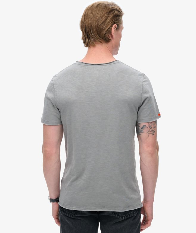 Superdry Raw Edge Slub V-Neck T-Shirt