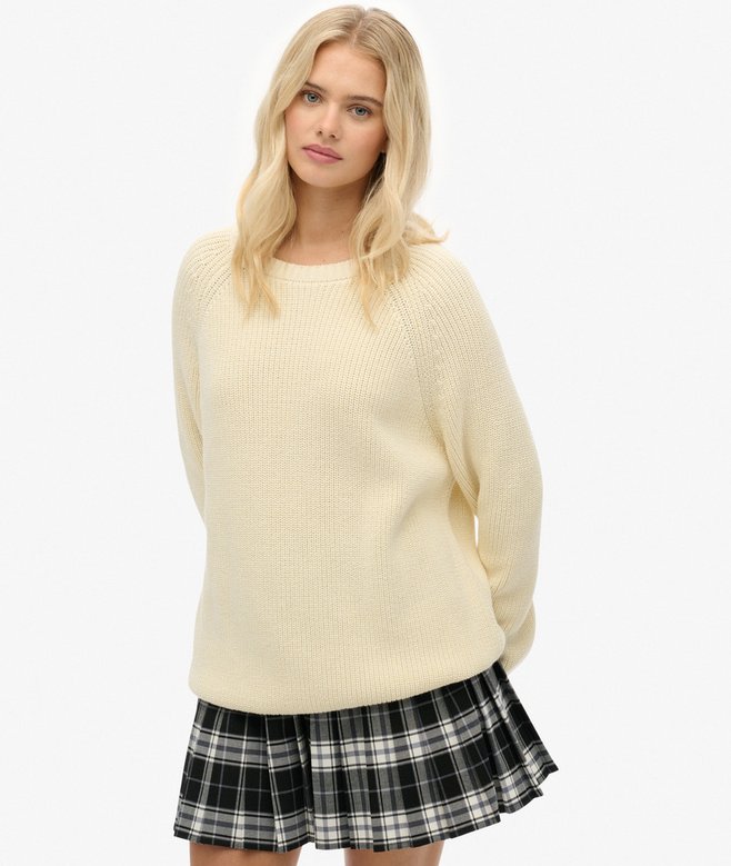 Superdry Relaxed Ribbed Knitted Jumper