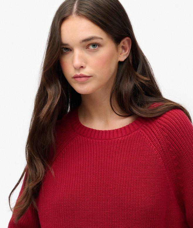 Superdry Relaxed Ribbed Knitted Jumper