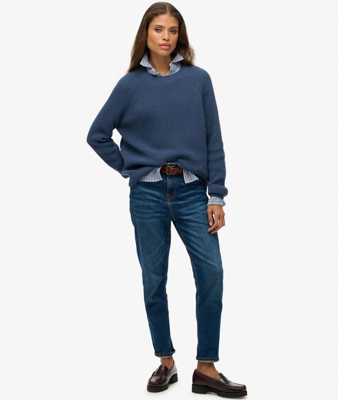 Superdry Relaxed Ribbed Knitted Jumper