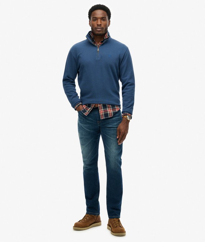 Superdry Ribbed Half Zip Jumper