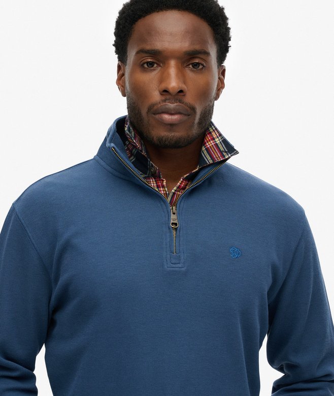 Superdry Ribbed Half Zip Jumper