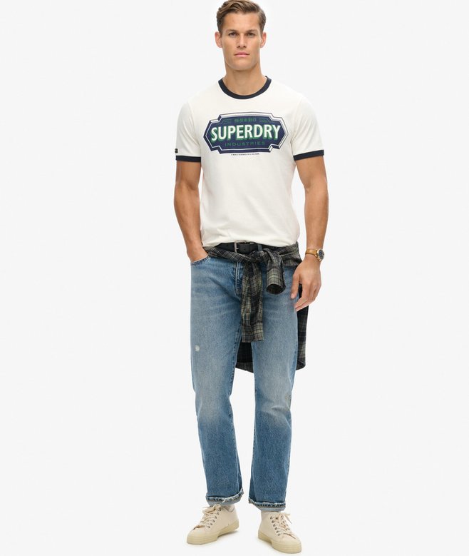 Superdry Ringer Workwear Graphic T-Shirt