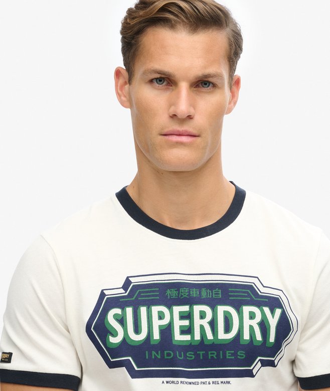 Superdry Ringer Workwear Graphic T-Shirt