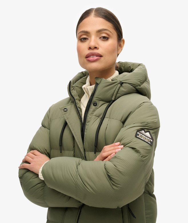 Superdry Rip-Stop Longline Puffer Coat