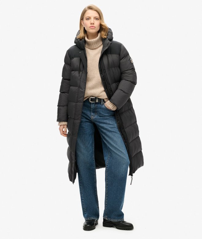superdry Rip-Stop Longline Puffer Coat