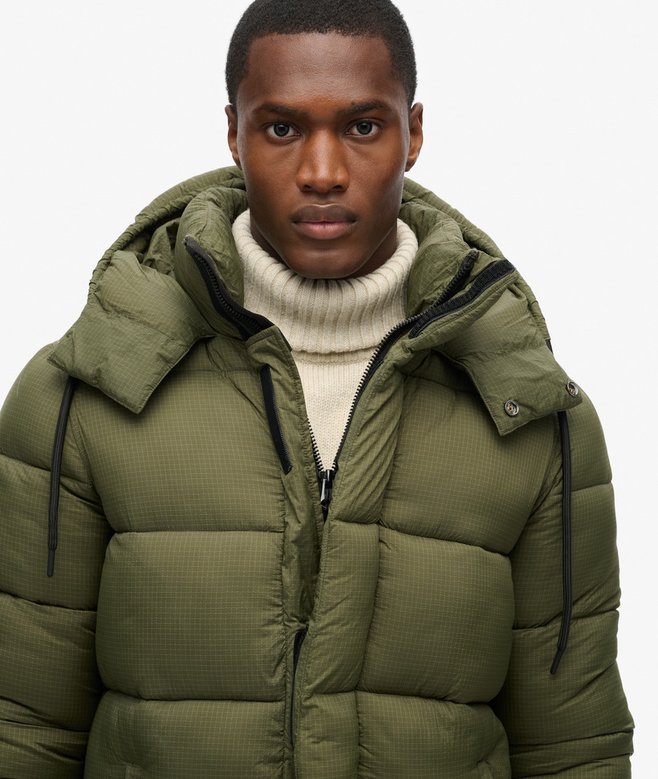 Superdry Ripstop Longline Puffer Coat