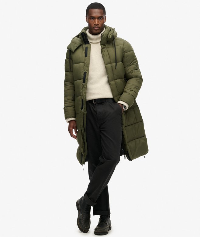 superdry Ripstop Longline Puffer Coat