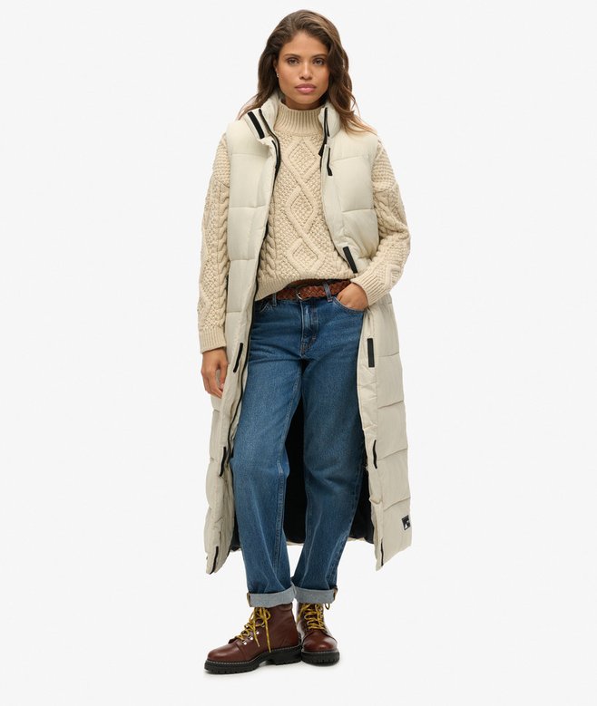 superdry Ripstop Longline Puffer Gilet