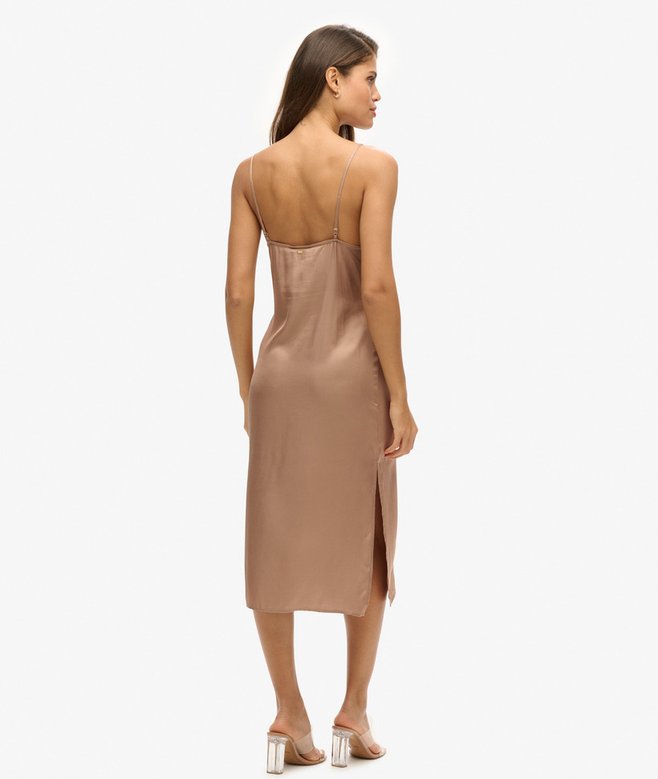 Superdry Satin Cami Midi Dress