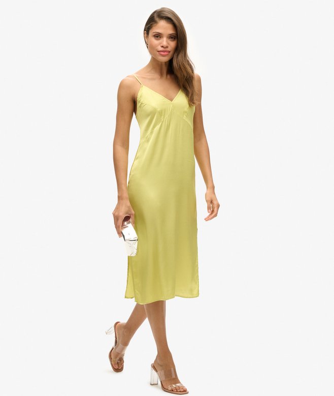 Superdry Satin Cami Midi Dress