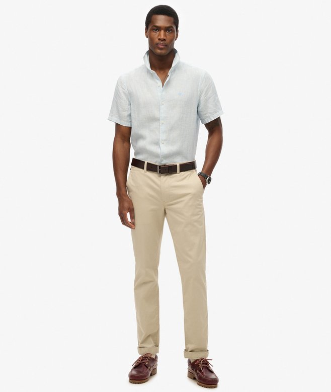 Superdry SD Embroidered Vacation Linen Shirt