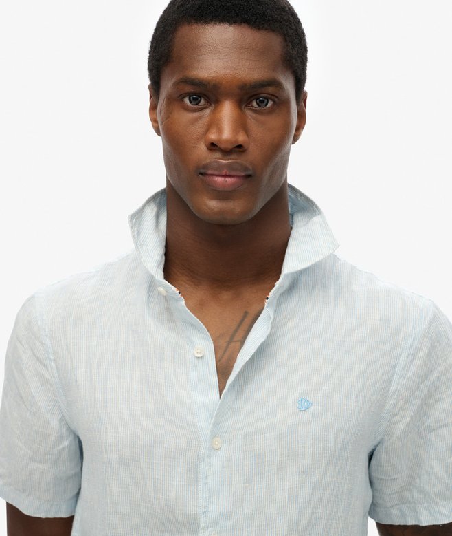 Superdry SD Embroidered Vacation Linen Shirt