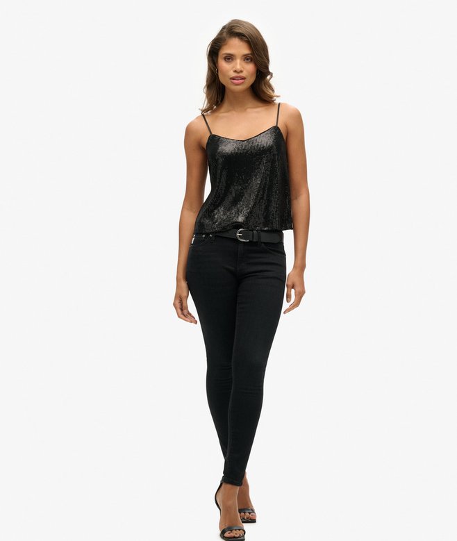 Superdry Sequin Cami Vest Top