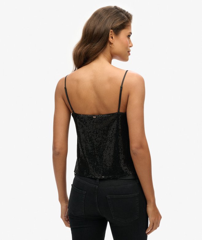 Superdry Sequin Cami Vest Top