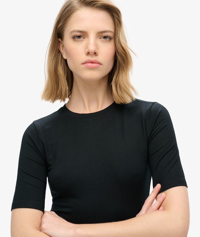 Superdry Short Sleeve Midi Jersey Dress