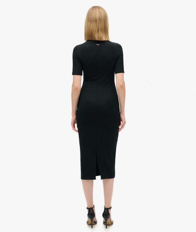 Superdry Short Sleeve Midi Jersey Dress