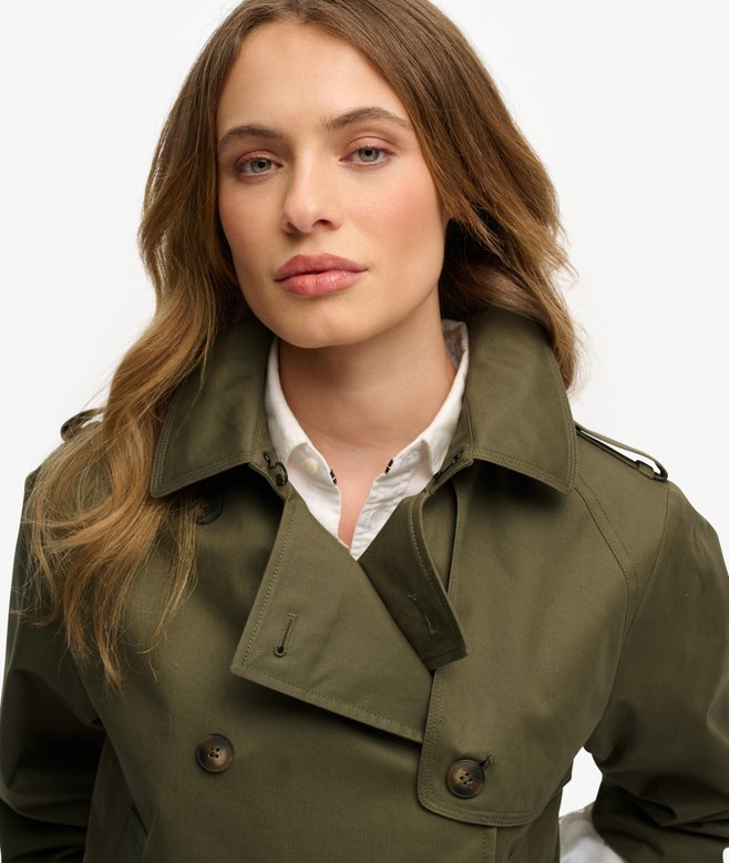 Superdry Short Trench Coat