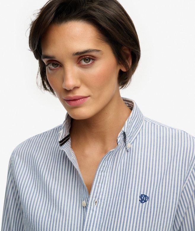 Superdry Slim Oxford Button Down Long Sleeve Shirt