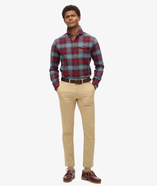 superdry Slim Tapered Stretch Chino Trousers