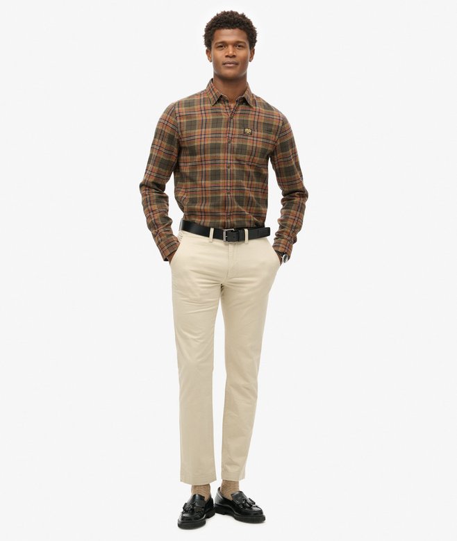 superdry Slim Tapered Stretch Chino Trousers