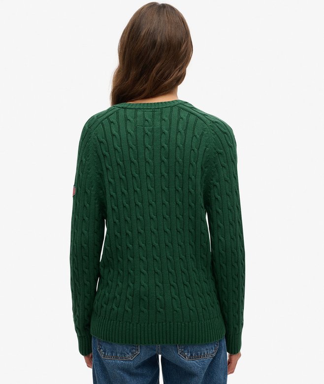 Superdry Slouchy Cable Knit Jumper