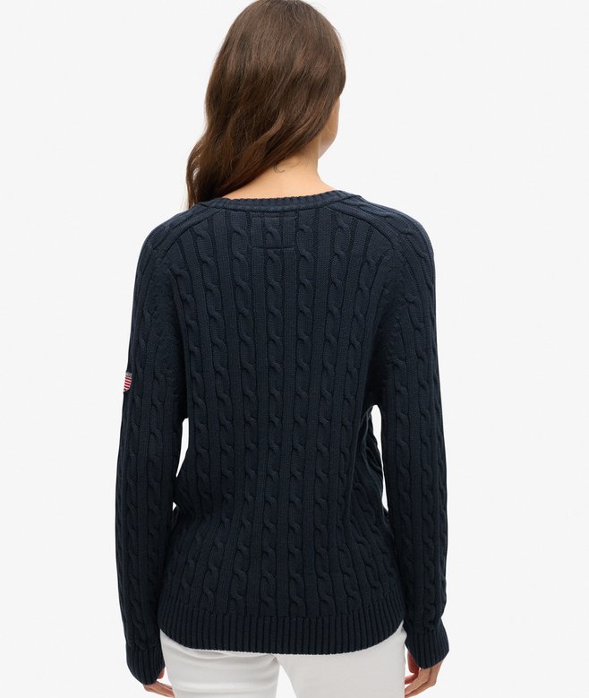 Superdry Slouchy Cable Knit Jumper