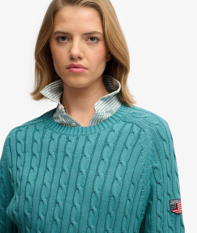 Superdry Slouchy Cable Knit Jumper