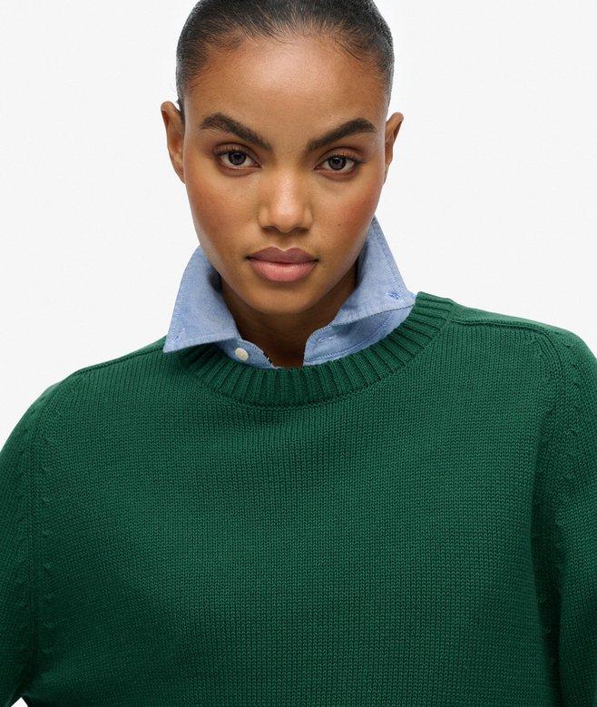 Superdry Slouchy Knitted Crew Jumper