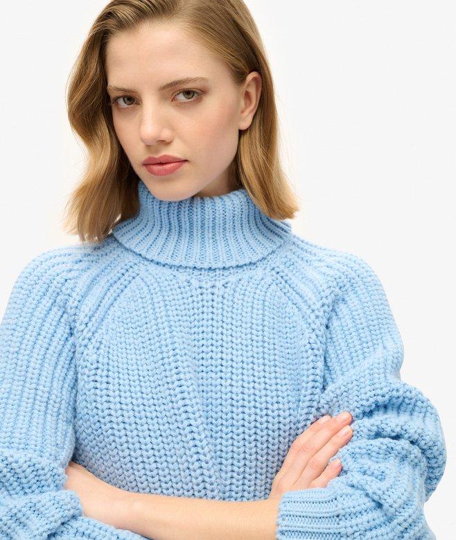 Superdry Slouchy Stitch Roll Neck Knit