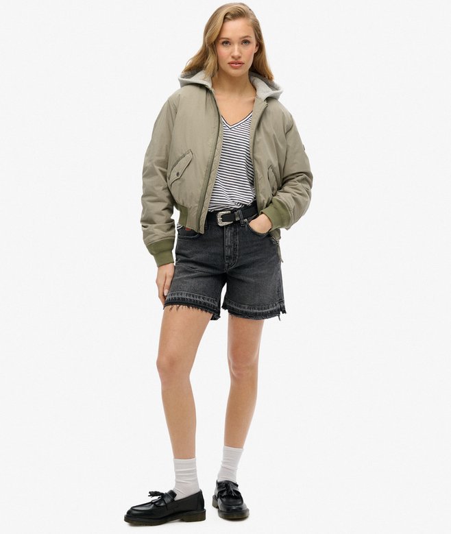 Superdry Slub Embroidered V-Neck T-Shirt