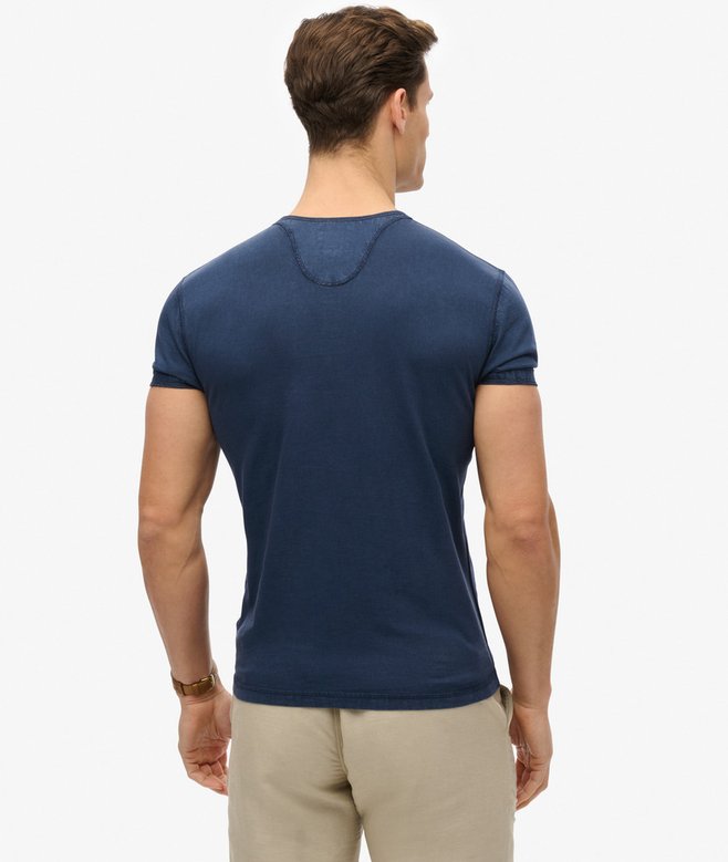 Superdry Slub Short Sleeve Jersey Grandad Top