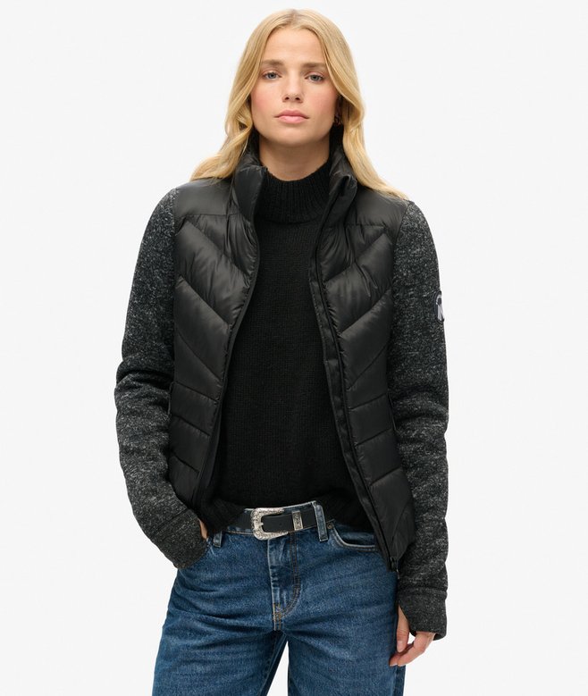 superdry Storm Knit Hybrid Jacket