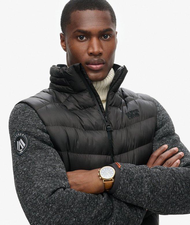 Superdry Storm Knitted Hybrid Padded Jacket