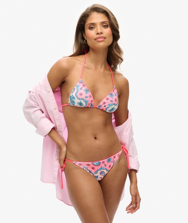 superdry String Triangle Bikini Top