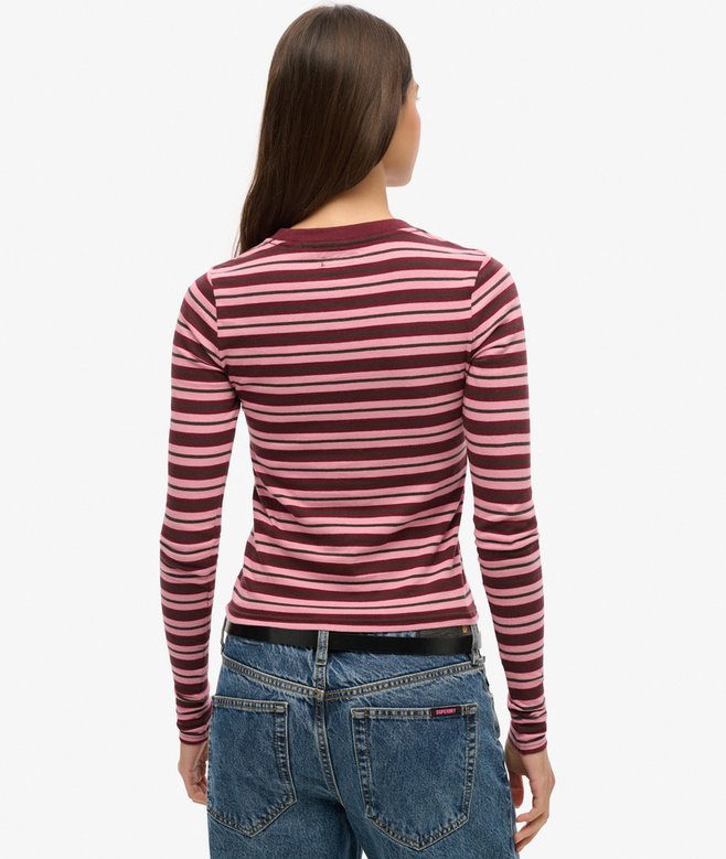Superdry Stripe Long Sleeve Top