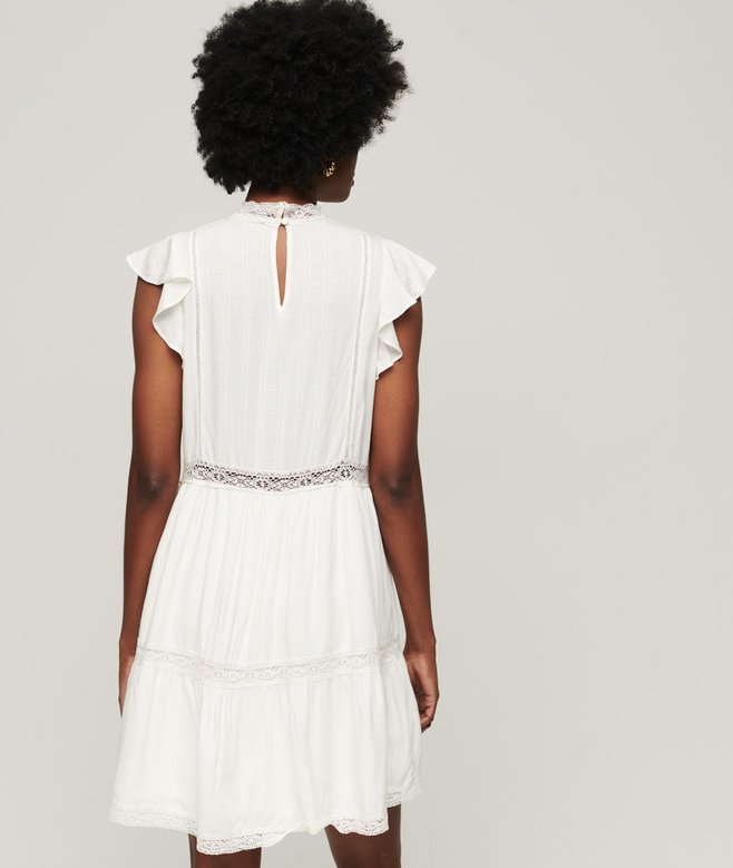 Superdry Studios Lace Mix Dress