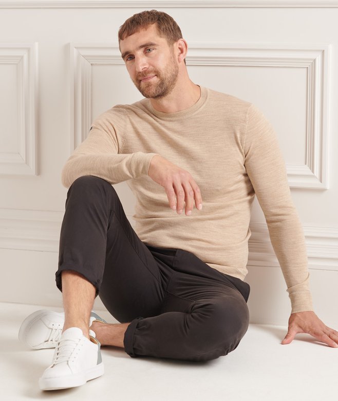 superdry Studios Merino Crew Jumper