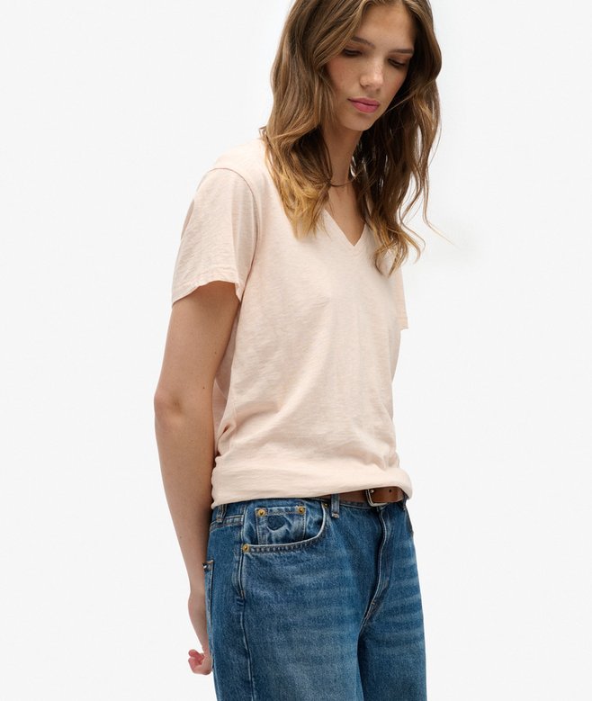 superdry Studios Slub Embroidered T-Shirt