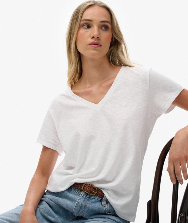 superdry Studios Slub Embroidered T-Shirt