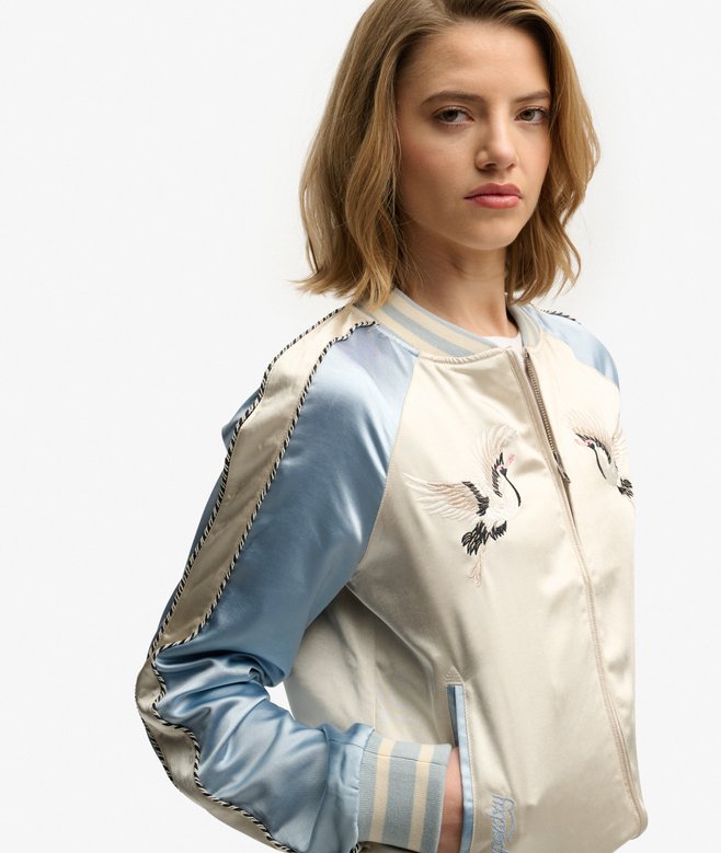 Superdry Suikajan Embroidered Bomber Jacket