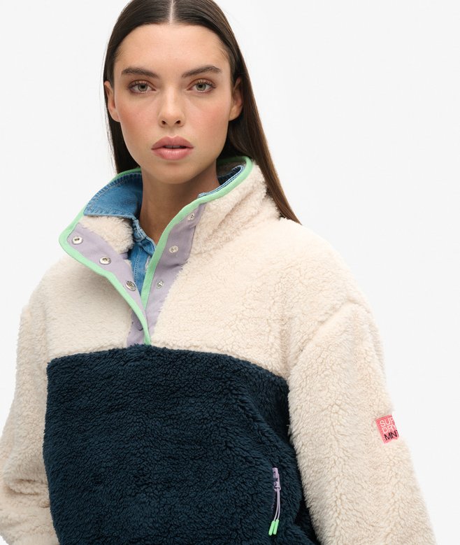 Superdry Super Soft Mash Up Teddy Fleece