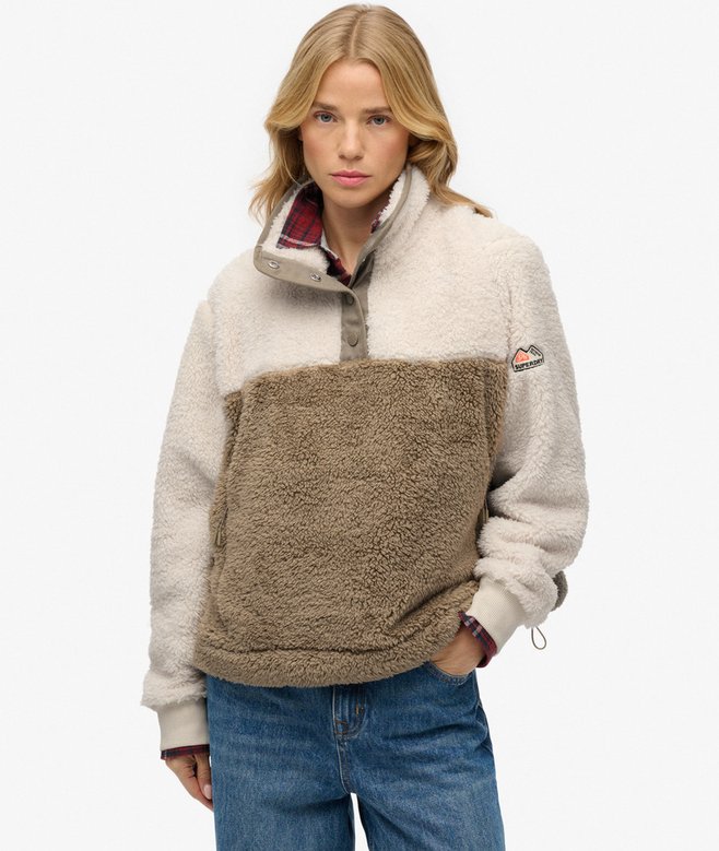 Superdry Super Soft Mash Up Teddy Fleece