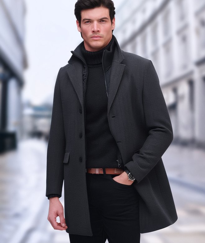 superdry Tailored Two-in-One Town Coat
