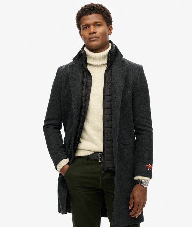 superdry Tailored Two In One Town Coat