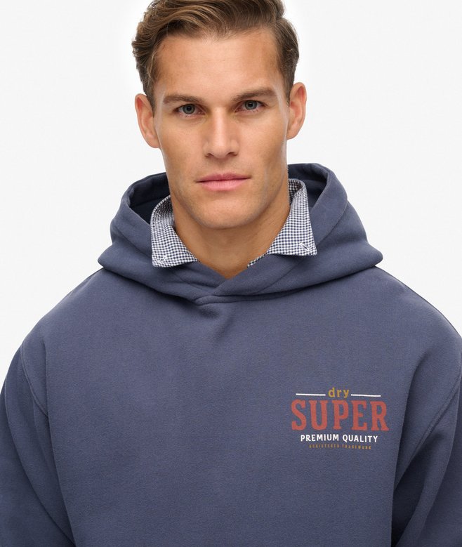 Superdry Tap Room Oversized Hoodie