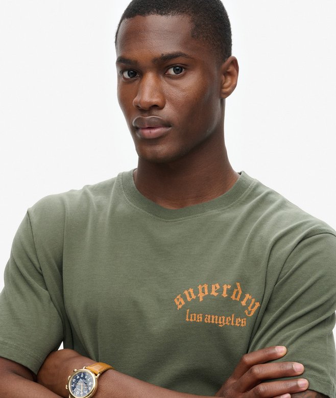 Superdry Tattoo Back Graphic Loose T-Shirt