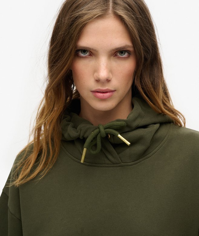 Superdry Tattoo Rhinestone Hooded Dress